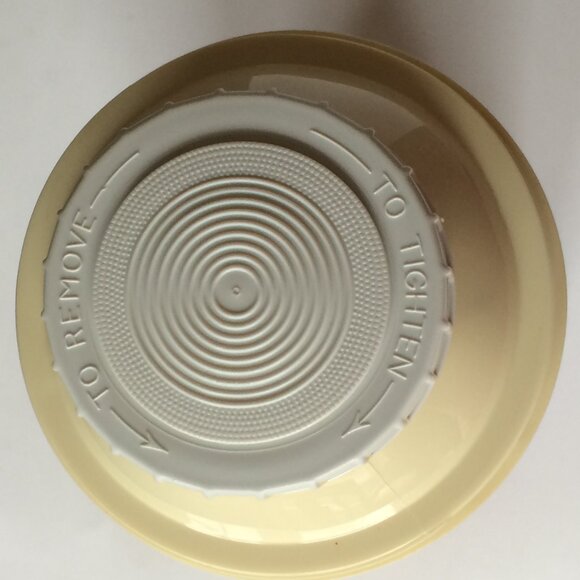 VTG Tim Hortons Thermos Cream Maroon Red Cup 13.5 " Tall Logo Print 32 oz - Picture 7 of 11